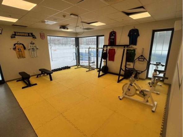 Nytt styrkerom brukt av penger fått inn fra egenutviklede spillere